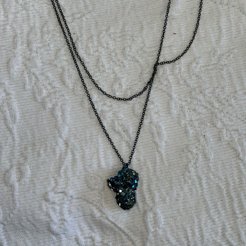 Gem Double Layer necklace